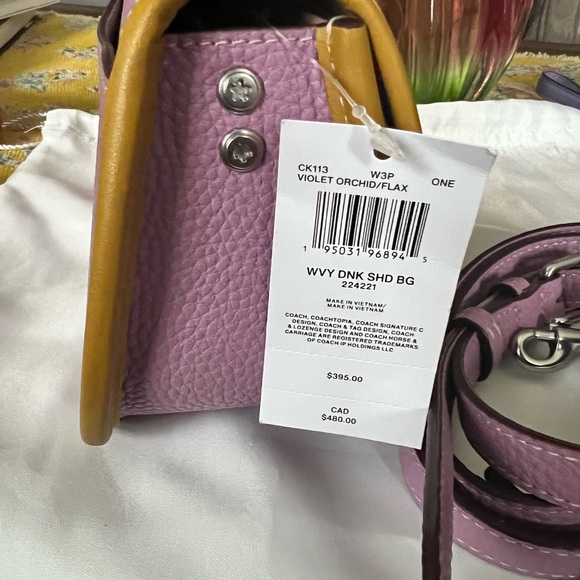 Wavy Dinky Bag n Coachtopia Leather - Picture 2 of 5